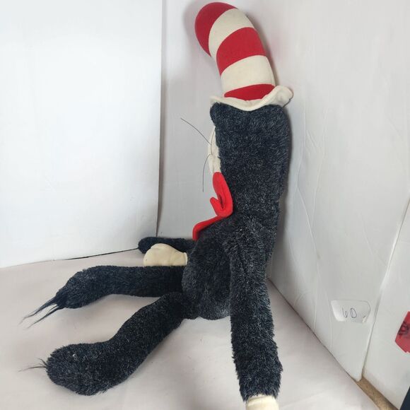 Vintage 1983 Coleco Dr. Seuss Cat in the Hat Plush Stuffed Animal ‎ 25” - Picture 9 of 16